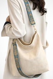 Alessia Bellucci | Vintage Brown Faux Leather Tote Bag