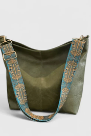 Alessia Bellucci | Vintage Brown Faux Leather Tote Bag