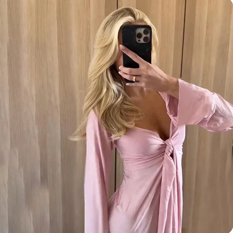 Alessia Monroe | Elegant Tie-Front Blouse For Women