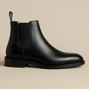 Callum Whitstone | Beige Suede Chelsea Ankle Boots for Men