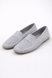 Céleste Vanbright | Yellow Breathable Knit Loafers for Women