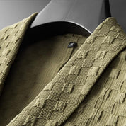 Renzo Castellani | Textured Summer Two-Piece Set For Men