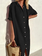 Victoria Sinclair | Black Shirt Dress For Women