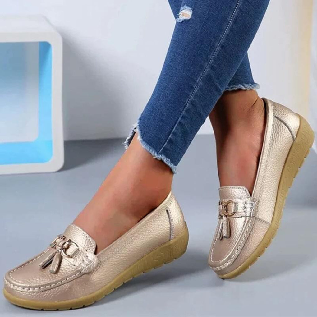 Isabelle Moreau | Classic Tassel Comfort Loafers For Women