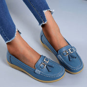 Isabelle Moreau | Classic Tassel Comfort Loafers For Women