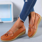 Isabelle Moreau | Classic Tassel Comfort Loafers For Women