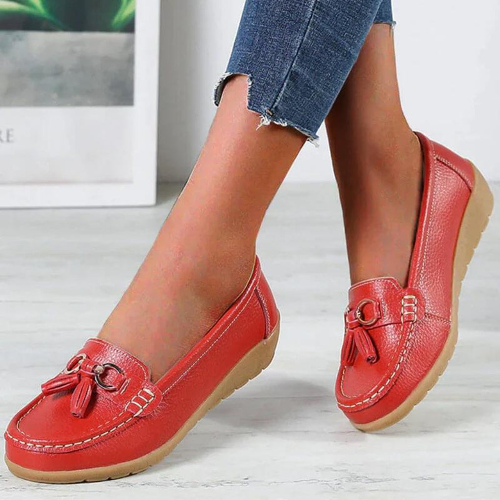 Isabelle Moreau | Classic Tassel Comfort Loafers For Women