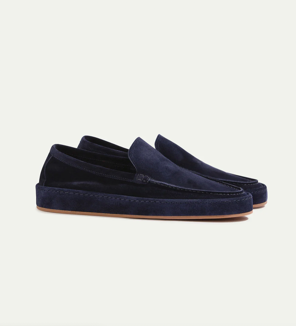 Luca Moretti | Suede Loafers For Men