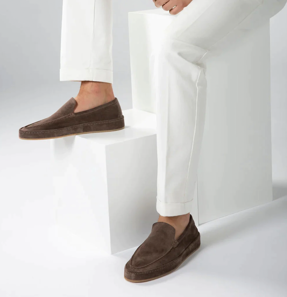 Luca Moretti | Suede Loafers For Men