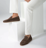 Luca Moretti | Suede Loafers For Men
