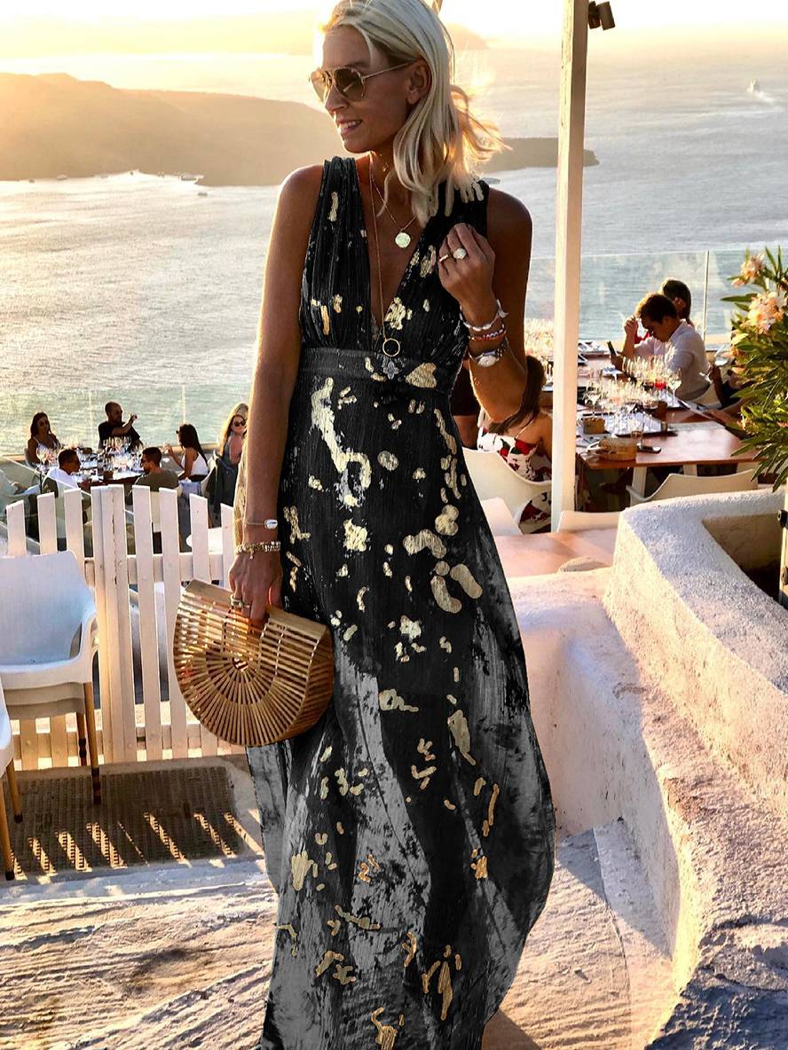 Elena Moreau | Sequin Maxi Dress For Women