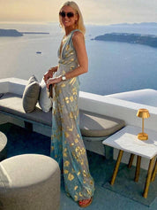 Elena Moreau | Sequin Maxi Dress For Women