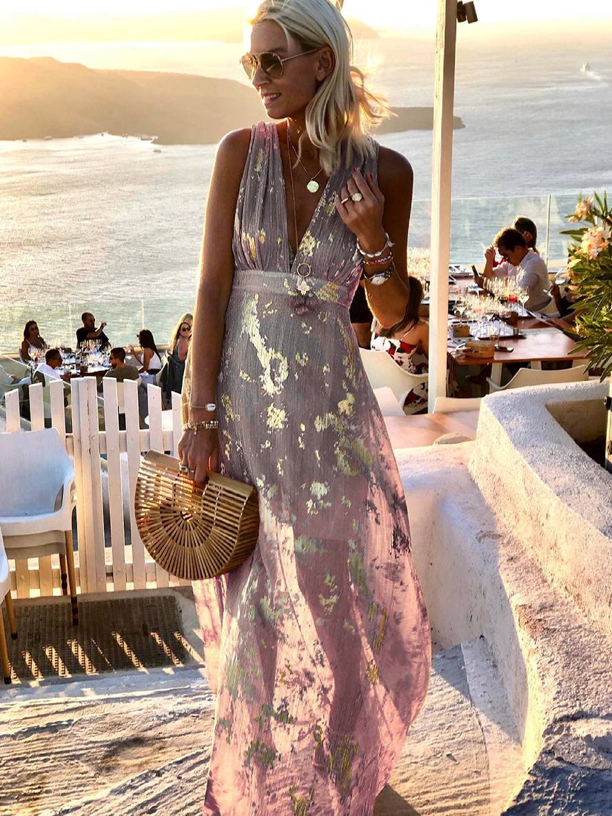 Elena Moreau | Sequin Maxi Dress For Women