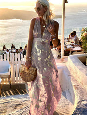 Elena Moreau | Sequin Maxi Dress For Women