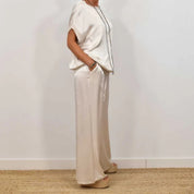 Camille Bellamy | Satin Lounge Co-Ord Set For Women