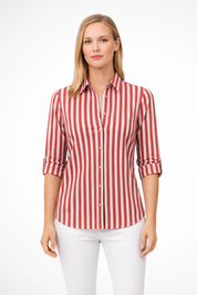 Camille Monroe | Classic Striped Shirt For Women