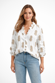 Camille Moreau | Ruffle Blouse For Women