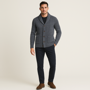 Sebastian Caldwell | Cable Knit Shawl Cardigan