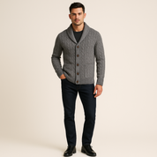 Sebastian Caldwell | Cable Knit Shawl Cardigan