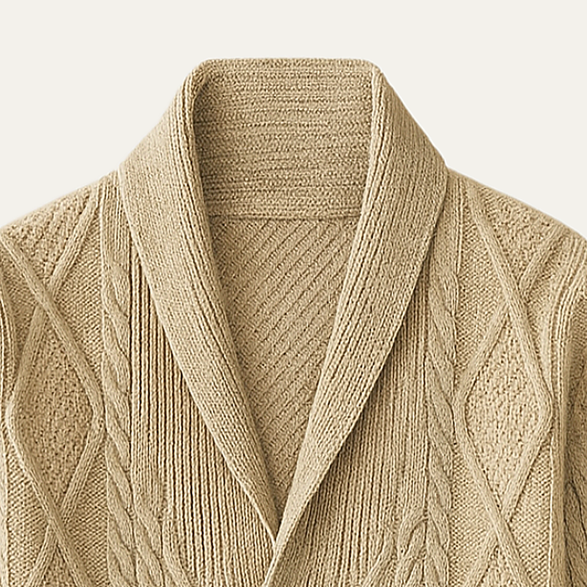 Sebastian Caldwell | Cable Knit Shawl Cardigan