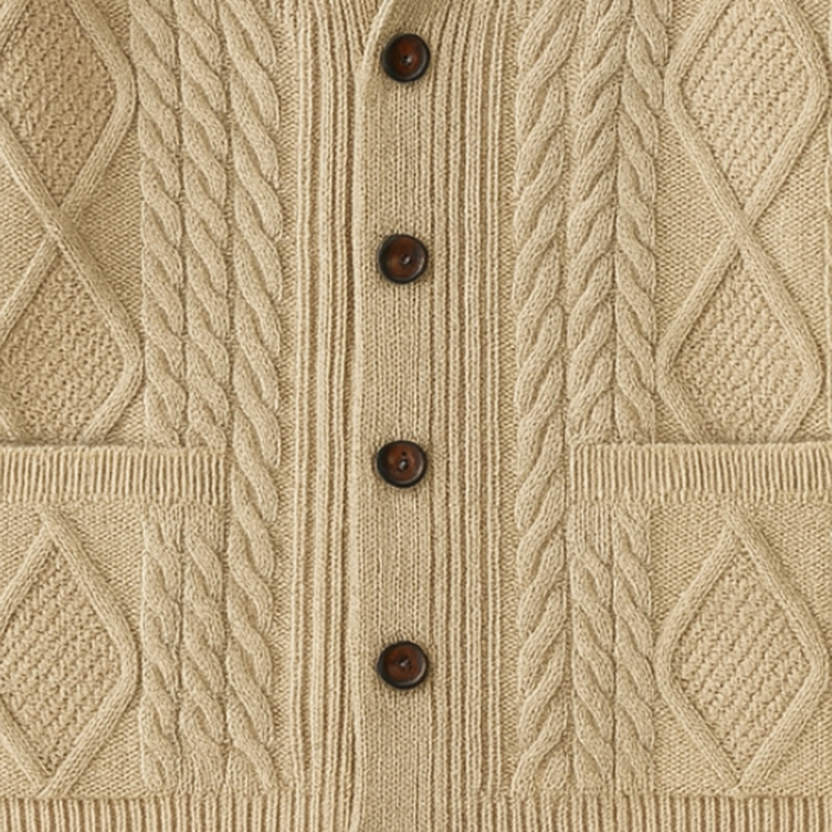 Sebastian Caldwell | Cable Knit Shawl Cardigan