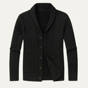 Sebastian Caldwell | Cable Knit Shawl Cardigan