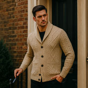 Sebastian Caldwell | Cable Knit Shawl Cardigan