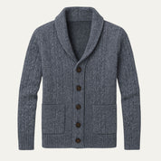 Sebastian Caldwell | Cable Knit Shawl Cardigan