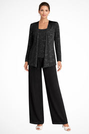 Celeste Moreau | Elegant Sequin Trouser Set For Women