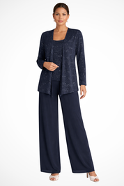 Celeste Moreau | Elegant Sequin Trouser Set For Women