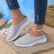 Léa Fontaine | Breathable Knit Slip-On Comfort Sneakers For Women