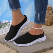 Léa Fontaine | Breathable Knit Slip-On Comfort Sneakers For Women