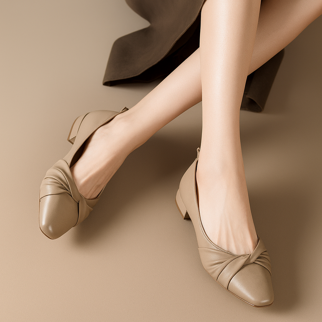 Camille Dubois | Elegant Pointed Ballet Flats For Women