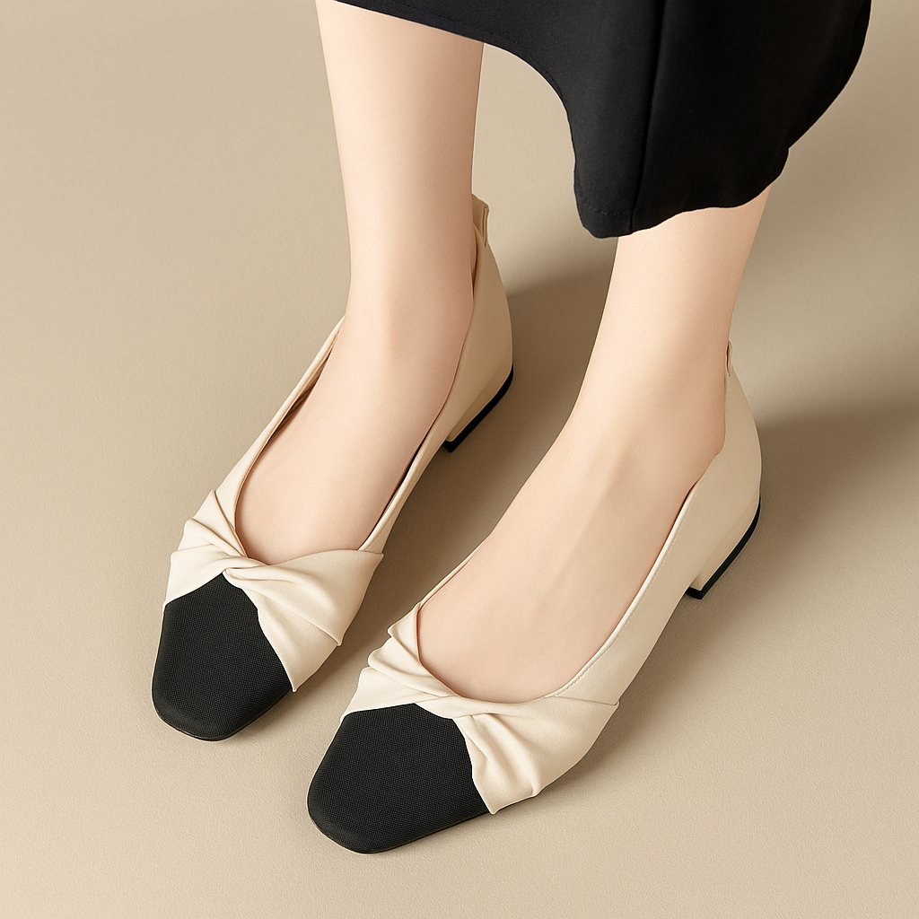 Camille Dubois | Elegant Pointed Ballet Flats For Women