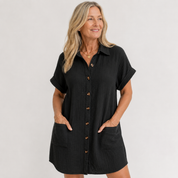 Victoria Monroe | Casual Shirt Dress For Women