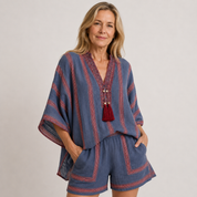 Isla Kensington | Boho Two Piece Shorts Set For Women