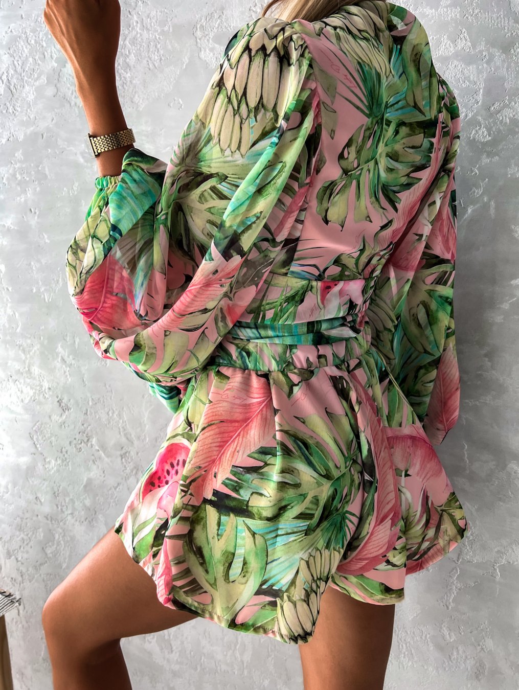Kiara Snyder | Summer Long Sleeve with Shorts Set For Women