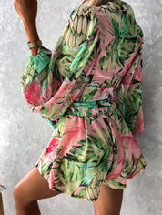 Kiara Snyder | Summer Long Sleeve with Shorts Set For Women