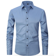 Dante Romano | Tailored Black Dress Shirt For Men