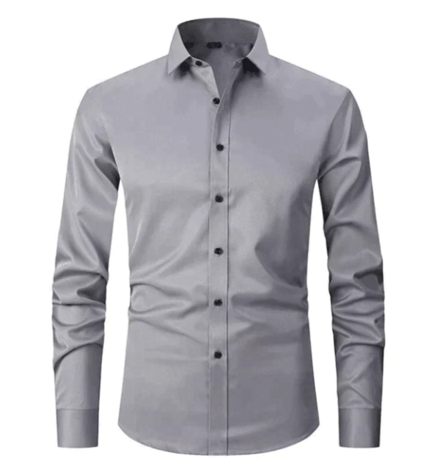 Dante Romano | Tailored Black Dress Shirt For Men