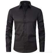 Dante Romano | Tailored Black Dress Shirt For Men