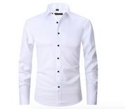 Dante Romano | Tailored Black Dress Shirt For Men