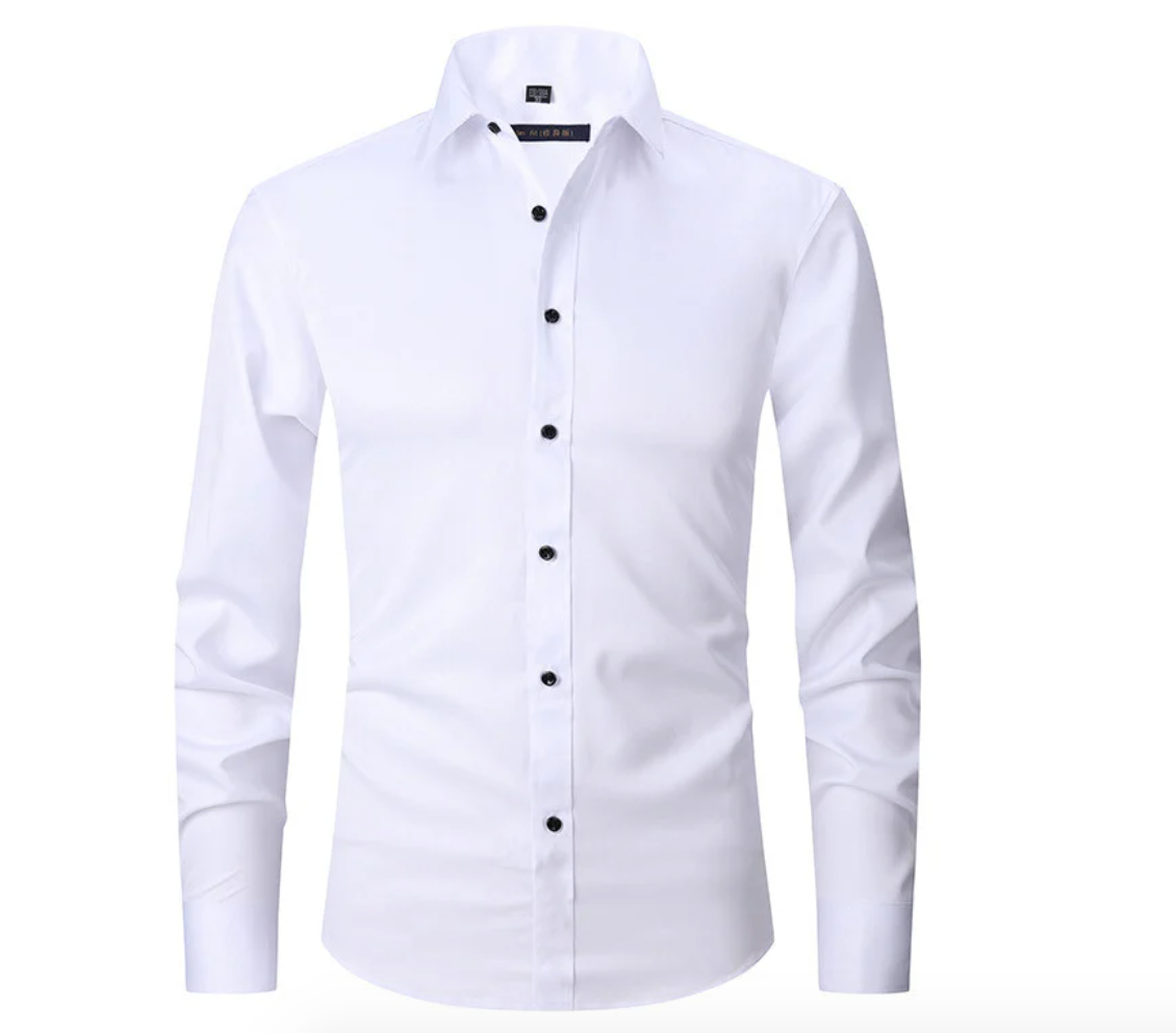Dante Romano | Tailored Black Dress Shirt For Men