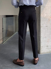 Luca Verano | Tailored Pleated Smart Trousers