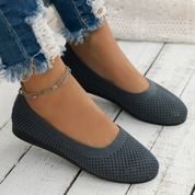 Sophie Delacroix | Breathable Knit Everyday Flats For Women