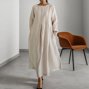 Elena Whitmore | Minimalist Black Maxi Dress For Women