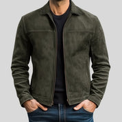 James Whitaker | Classic Leather Zip Jacket