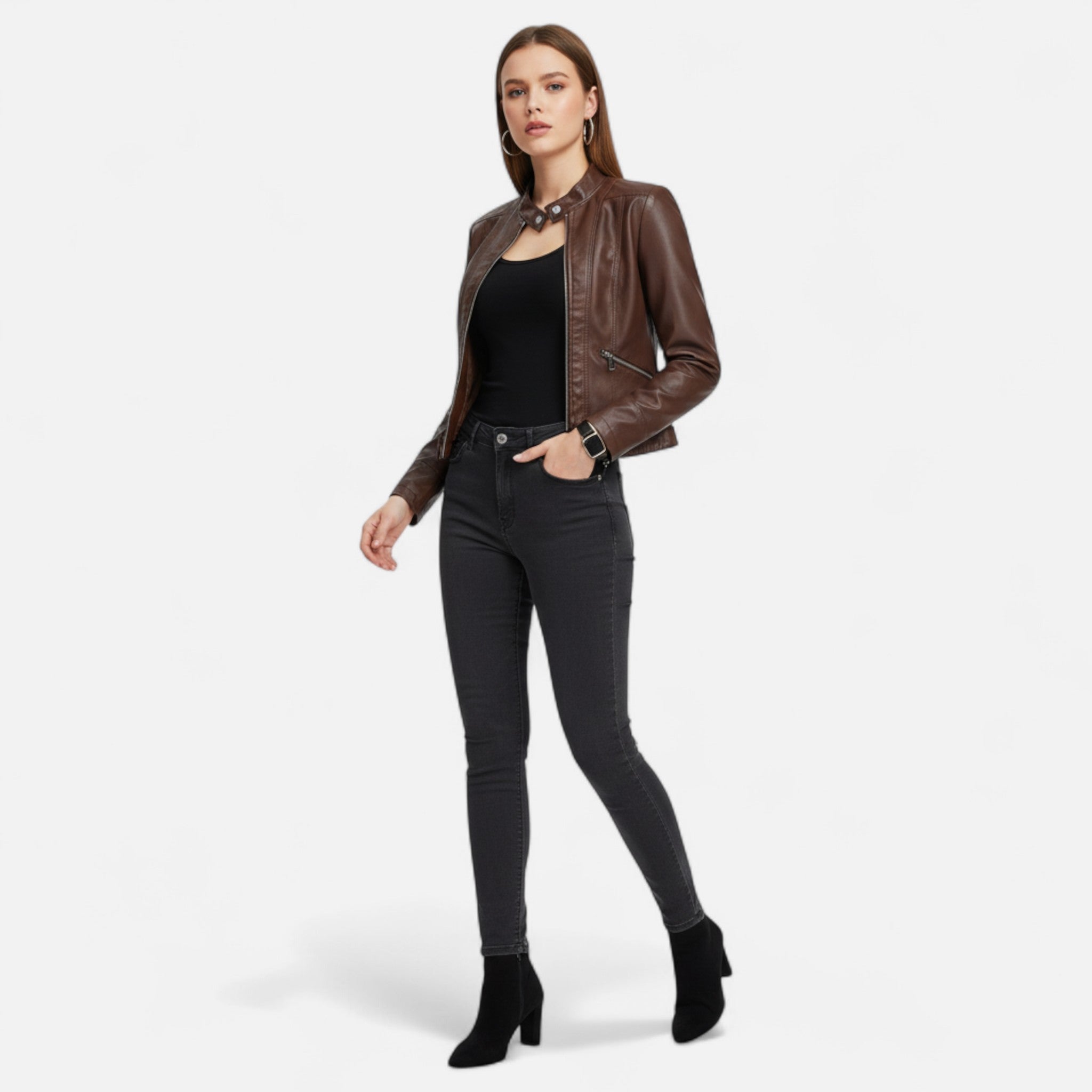 Women's Premium Leather Jacket