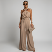 Patricia McKay | Halter Neck Wide Leg Jumpsuit For Women