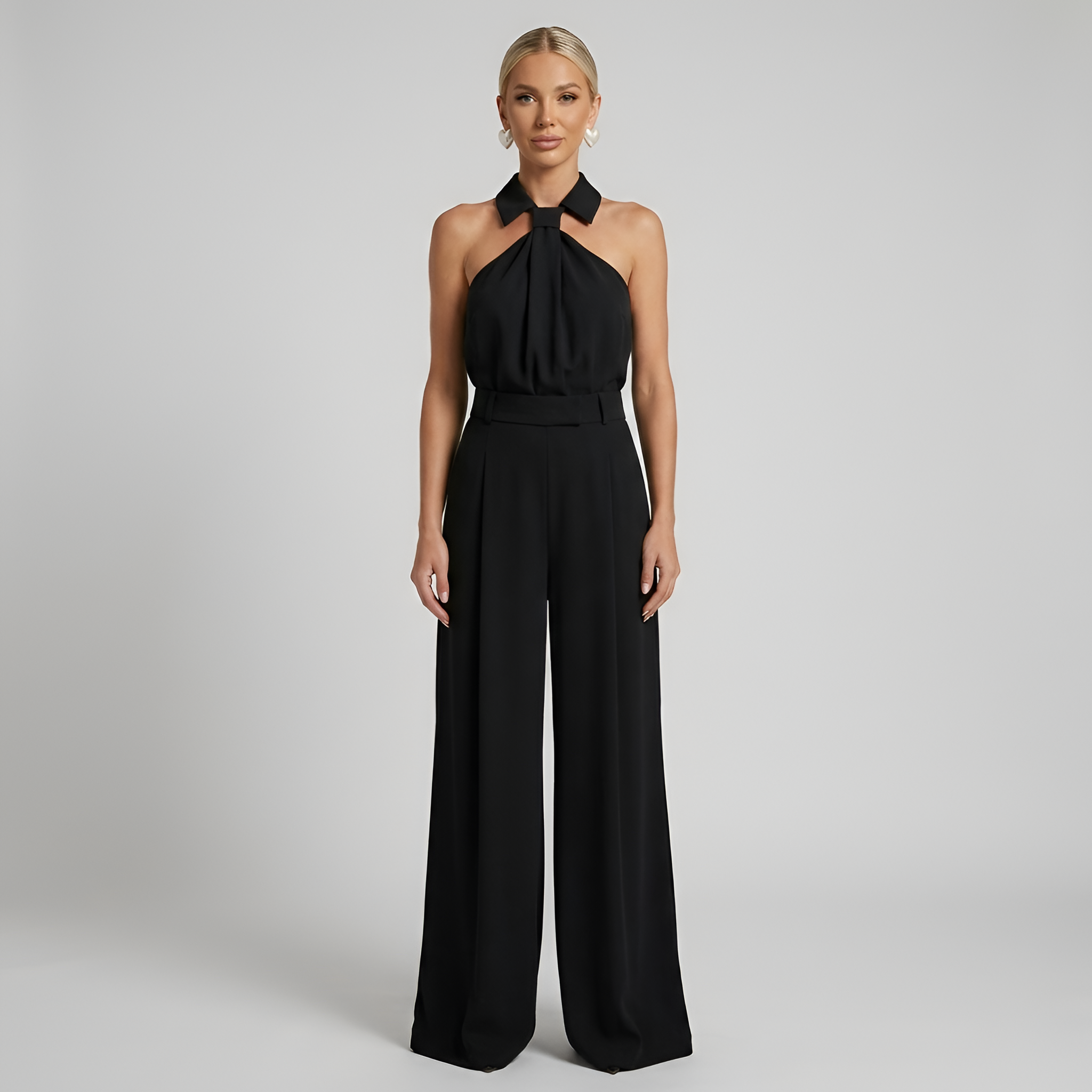 Patricia McKay | Halter Neck Wide Leg Jumpsuit For Women